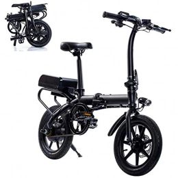 Amantiy Vélos électriques Vélo de montagne électrique, Batte à vélos électriques pour hommes adultes Alliage de vélo de montagne 14 "36V 20Ah 250w Batterie lithium-ion 100 kilomètres 3 modes Deux marches Two Plier Ebikes Bicyc