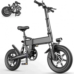 Amantiy Vélos électriques Vélo de montagne électrique, Pliant vélo électrique 15.5Mph en alliage d'aluminium électriques vélos for adultes avec 16" pneus et 250W 36V moteur E-Bike City Commute étanche 3 Mode Vélo électrique Vé
