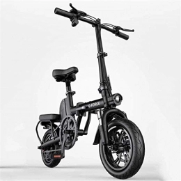 HCMNME vélo Vélo durable de haute qualité, Vélos électriques, alliage d'aluminium de vélos pliants avec support amovible Chargement de téléphone portable 100km 48V Batterie lithium-ion for adultes adolescents-rou