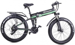 HCMNME Vélos électriques Vélo durable de haute qualité, Vélos électriques, Vélos pliants Pliant Vélo de montagne électrique 1000W Suspension complète for adultes et adolescents ou cyclisme en plein air sportif, mécanisme d'ab