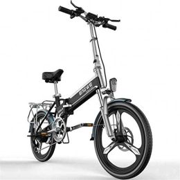 HCMNME vélo Vélo durable de haute qualité, Vélos électriques, Vélos pliants Pliant Vélo électrique Port de chargement USB avec batterie de lithium de 48V Batterie de lithium amovible de 20 pouces de 20 pouces de