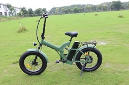 dogebos vélo Vélo Pliant 48V 15AH Vélo Électrique avec Booster Batterie Au Lithium Amovible Ebike (Vert)