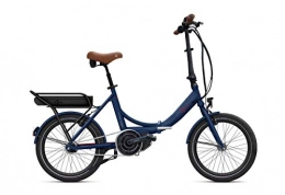O2FEEL_BIKES Vélos électriques Vélo Pliant à Assistance Electrique O2FEEL Peps N7C E5000 Blue Brick