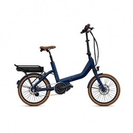 O2FEEL_BIKES vélo Vélo Pliant à Assistance Electrique O2FEEL Swan Fold N7 E5000 Blue Brick