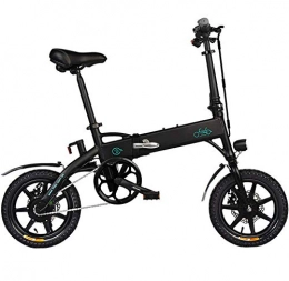 BBYT Vélos électriques Vélo Électrique Pliable, Jusqu'à 25km / h, Vitesse Réglable 18" Urban Bike, Autonomie 25km, Batterie 36V / 10.4Ah 250W, Adulte Unisexe, Noir