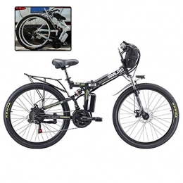 DT vélo Vélo Électrique pour Vélo De Montagne Électrique avec Moyeu Shimano 21 Vitesses, 500W 10AH Batterie Lithium-ION 48V, 26" Vélo De Ville Léger, Vélo De Ville, Noir