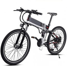 NXMAS Vélos électriques Vélo électrique 26 Pouces Vélo électrique 48V500W Aide à vélo de Montagne assistée Vélo Fat Fat Neige Neige Neige 12AH LI-Batterie 21 Vitesse Beach Cruiser E-Vélo avec siège arrière-Noir