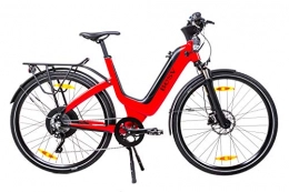 BESV Vélos électriques Vélo électrique BESV JS1 28" - Pour femme - Vélo électrique - Shimano XT 10 vitesses - Rouge