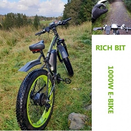 RICH BIT 022 Vélos électriques Vélo électrique Fat BIT Rich bit TP022 1000W 48V 17AH Vélos électriques de 26 'en Aluminium avec Cadre, système de Changement de Vitesse Shimano à 21 Vitesses avec jusqu'à 25 km / h