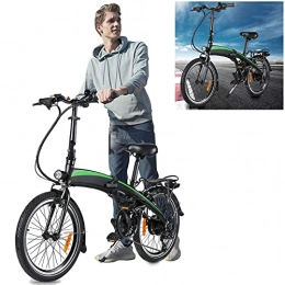CM67 vélo Vélo électrique léger, Vélos de Ville 250W électrique Pliable d'assistance à la pédale avec pour Adolescent et Adultes