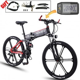 LIN-Reliable vélo Vélo électrique, mit Batterie de 36V 8Ah et Frein à Disque des Deux, vélo électrique Pliable Cadre en Alliage d'aluminium, Endurance jusqu'à 70km