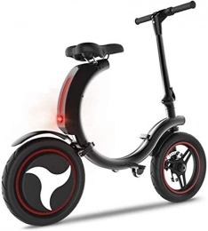 Lamyanran Vélos électriques Vélo électrique Pliable Adulte Petit pliant Batterie au lithium for vélos électriques.Adulte vélo à deux roues.Le Top Speed ​​Is / H et 18km de 14 pouces Pneumatiques (94 * 110cm) Vélos électriques