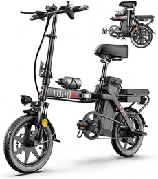 HCMNME vélo Vélo électrique Pliable, Vélo de neige électrique, vélos électriques pliant à vélo de montagne intelligent pour adultes à vélo avec 3 modes d'équitation, vélo E-Bike Max Vitesse de 25 km / h, trois ma