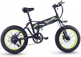 HCMNME vélo Vélo électrique Pliable, Vélo de neige électrique, vélos électriques pliants 4.0 pneus de graisse, alliage d'aluminium ALLIAGE LCD Présortisseur d'amortisseur Sports de vélo de vélo à vélo d'extérieur