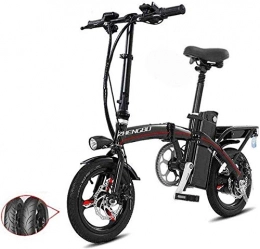 HCMNME vélo Vélo électrique Pliable, Vélo de neige électrique, vélos électriques rapides pour adultes légers et en aluminium pliant en ligne de vélo avec pédale Assistance électrique et 48V Lithium Ion Batterie à