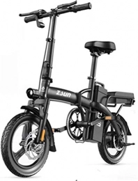HCMNME vélo Vélo électrique Pliable, Vélo de neige électrique, vélos électriques rapides pour adultes pliant vélo électrique pour adultes 48V banlieue urbaine pliante vélo e-vélo vélo max Vitesse maximale 25 km /