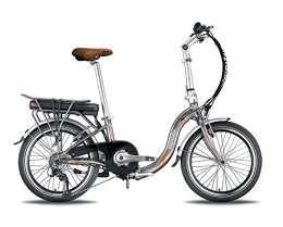 BIZOBIKE vélo Vélo électrique Pliant MIESTY Bello Gris - Batterie : Li-ION Panasonic 36V, 14, 5Ah - Autonomie : 140 KM - Poids : 20, 3 KG sur Amazon