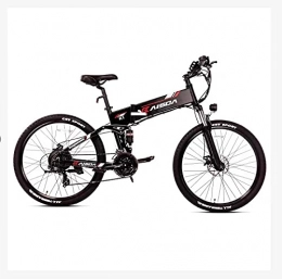 KAISDA Vélos électriques Vélo électrique Pliant pour Adultes Vélo de Montagne 26" léger Moteur 500W Professionnel Shimano 21 Vitesses avec Batterie Lithium-ION Amovible 48V 10, 4Ah