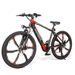 Coolautoparts vélo Vélo électrique / VTT, , avec batterie lithium de 36 V 8 Ah, moteur de 250 W, vitesse maximale :30 km / h, dimension des roues : 26 ’’, pour homme et femme, Adulte (unisexe), Noir , 26 pouces