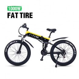 ride66 vélo Vélo électrique VTT Pliable Fat ebike 26'' 1000W pour Homme et Femme