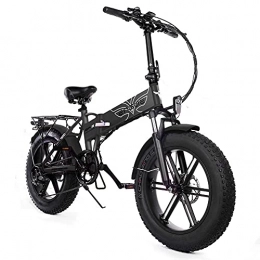  Vélos électriques Vélo électrique, vélo Pliant électrique, Pneu 20 Pouces E-Bike 7 Vitesses 500w Snow E Bikes avec Batterie au Lithium Amovible et système d'économie d'énergie