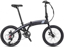 HCMNME Vélos électriques Vélo électrique Vélos électriques pliantes portables, vélo pour adulte de 20 pouces pour adultes, couple maximum d'environ 50 n.M vélo de cyclisme en plein air Batteries au lithium Battery Beach Cruis