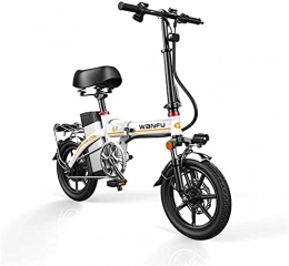 CASTOR vélo Vélo électrique Vélos électriques rapides pour adultes 14 pouces roues de 14 pouces cadre en alliage d'aluminium portable pliant vélo électrique pliant pour adulte avec batterie de lithiumion 48V amov
