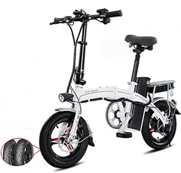 CASTOR Vélos électriques Vélo électrique Vélos électriques rapides pour adultes en aluminium léger pliant eBike avec des pédales Aide d'alimentation et 48V Lithium Ion Batterie à vélo électrique avec roues de 14 pouces et mot