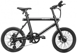 HCMNME Vélos électriques Vélo électrique Vélos électriques Vélo Pneus 20 pouces, Fourche en alliage d'aluminium Vélos Double Disc Frein Adulte Vélo Extérieur Vélo à vélo d'extérieur Lithium Battery Battery Cruiser pour adulte