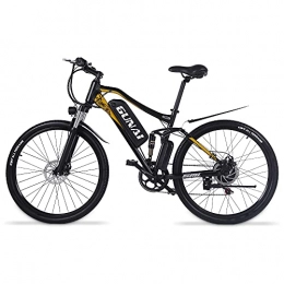 GUNAI vélo Vélos de Montagne électriques 27, 5 Pouces 500W Vélo électrique avec Batterie au Lithium-ION 48V 15AH, Shimano 7 Vitesses Ebike pour Adulte