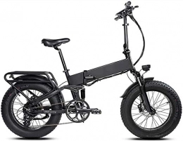 Fangfang vélo Vélos électriques, 20 pouces 500W pliant vélo électrique Régulateur de vitesse 48v 11.6ah brushless amovible Batterie au lithium 8 Vitesse de récupération d'énergie cinétique vélo for adulte Cycle Off