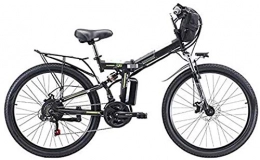 Fangfang vélo Vélos électriques, 24 / 26 "350 / 500W vélo électrique sportif 21 vitesses vitesses vitesses moteur d'engrenage sans brosse avec grande capacité imperméable à eau amovible 48V batterie au lithium et cha