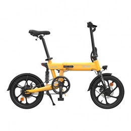HIMO vélo Vélos électriques HIMO Z16 pour adulte, VTT électrique pliant en trois étapes en alliage d'aluminium tout terrain, batterie lithium-ion amovible intégrée 36V 250W 10Ah ， Conduite maximale 80KM (jaune)