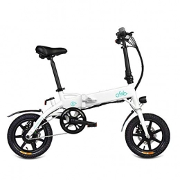 Bike Vélos électriques Vélos électriques Pliants pour Adultes 10, 4 AH 250W 14 Pouces 36V Léger avec LED Phares Et 3 Modes Convient pour Les Hommes Adolescents Fitness Ville Trajets Black