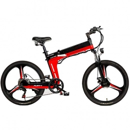 Oceanindw Vélos électriques Vélos électriques pour Adultes, Vélo électrique Pliant Léger avec 3 Modes de Conduite Vélo de Ville avec Batterie Amovible et écran LCD pour VTT Shimano 7 Vitesses