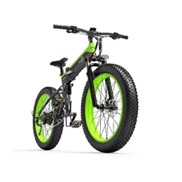 JABALUX Vélos électriques Vélos électriques pour les femmes pour hommes adultes, 26 "vélos d'évitement Terrain complet 48V 12, 8Ah Bicycle de montagne, réglable hauteur, indicateur de batterie pour le navetteur en plein air