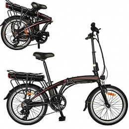 CM67 vélo Vélos électriques Vélo de Montagne Vélo électrique Adulte électrique 350W Vélo Pliant électrique avec contrôleur à 5 Vitesses Vélo Unisexe Adulte