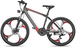 Fangfang vélo Vélos électriques, Vélo de montagne électrique, pneu gras de 26 pouces hybride vélo Vélo Mountain E-Bike Suspension complète, 27 vitesses Système d'alimentation mécanique Freins de disque Verrouillez