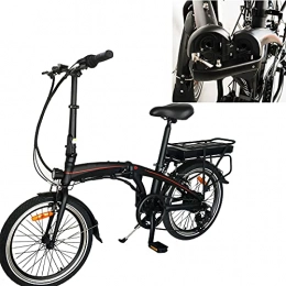 CM67 vélo Vélos électriques Vélo électrique Adulte Vélo électrique Adulte électrique 350W Vélo Pliant électrique avec boîte de Vitesses à 7 rapports Convient aux Adolescents et aux Adultes