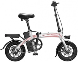 Fangfang Vélos électriques Vélos électriques, Vélos électriques rapides for adultes 14 pouces portable ultra-léger sur pneus haute-carbone Cadre en acier Vélo électrique 400W brushless avec amovible 48V Lithium-ion , Bicyclette