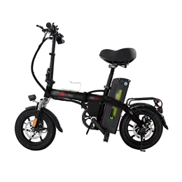 WASEK vélo WASEK Vélos électriques pliants, vélos électriques, cyclomoteurs, Petites Voitures à Batterie, Conduite pour Le Compte d'adultes (Black 25A)