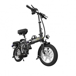 Wking Vélo électrique, vélo électrique 14 Pouces Adulte Portable déployante réglable la Bicyclette Trois Types de Mode d'amortissement Lourd 4