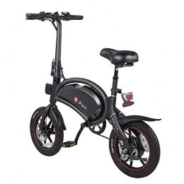 WSCC vélo WSCC Vélo électrique Pliant Adulte, Vitesse Maximale De 25 Km / H, Vélo électrique Adulte avec Pédales, Facile à Plier Et Facile à Transporter