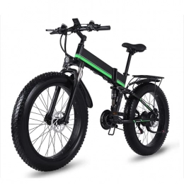 WUYANJUN Vélo électrique Puissant, vélo de Pneu Gras de 26", 1000W cyclomoteux Pliage de la Plage de Neige de la Montagne, pour Adultes, eBike Puissant, pour Les Amateurs de Cyclisme