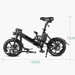 WXHHH vélo WXHHH 16 lectrique Vlo Pliant, Tout Batterie Bicyclette De Bicyclette De Vitesse D'ions D'absorption des Chocs du Terrain