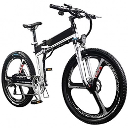 WXX Vélos électriques WXX Adulte électrique Pliant vélo 26 Pouces 48V VTT avec 10Ah Batterie au Lithium vélo vélomoteur, pour l'extérieur Cyclisme Voyage Out Travail