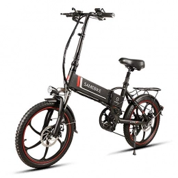 WY-CAR vélo WY-CAR Pliable pour Vélo Électrique, Batterie Lithium-ION Grande Capacité [ Jusqu'à 40 Km / H ] Moteur sans Brosse Vélo Électrique Hybride LCD avec 7 Niveaux De Vitesse