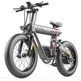 WZW vélo WZW 20 Pouces Vélo Électrique pour Adultes 400W 4.0 Gros Pneu Vélo électrique 48V Lithium Batterie Hybri Électrique Assisté Bicyclette pour des Hommes aux Femmes E Bicyclette