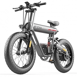 WZW Vélos électriques WZW F7 20 Pouces Gros Pneu Vélo Électrique 400W Montagne Vélo électrique 48V / 15Ah Li-ION Batterie Plage Hors Route Électronique Bicyclette pour Adultes pour des Hommes aux Femmes