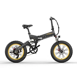 RICH BIT Vélos électriques X3000 Plus 20 Pouces Vélo Électrique Pliant / E-Bike (Gris)